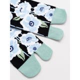 【カヤ】足袋型くつ下23~25cm 雨縞椿 | アミナコレクション | 詳細画像5