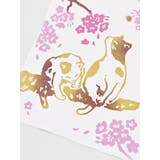 【カヤ】さくら猫手ぬぐい | チャイハネ | 詳細画像4
