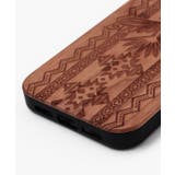 【チャイハネ】iPhone13/14 ネイティブ柄ウッドスマホケース | チャイハネ | 詳細画像5