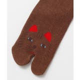 【カヤ】足袋型くつ下23~25cm 福猫 茶トラ | チャイハネ | 詳細画像5