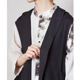 【チャイハネ】モード変形MEN'Sロングベスト | アミナコレクション | 詳細画像6 