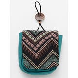 グリーン | 【チャイハネ】エスニック信玄袋 帯掛けポーチ | アミナコレクション