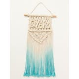 ブルー | 【Kahiko】グラデーションロープ壁掛けオーナメント | アミナコレクション