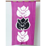 パープル | 【カヤ】日本の縁起物 暖簾 | チャイハネ