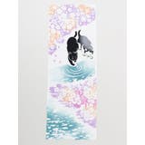 ピンク系その他 | 【カヤ】注染手ぬぐい 流水さくら猫 | アミナコレクション