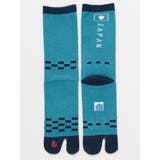 ブルーグリーン | 【カヤ】足袋型くつ下25~28cm -JAPAN-日の丸 左右 | チャイハネ