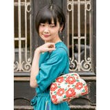 キナリ | 【カヤ】縞椿 がま口ハンドバッグ | チャイハネ