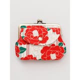 キナリ | 【カヤ】縞椿 親子がま口 | アミナコレクション