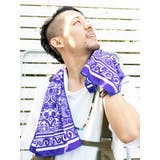 ブルー | 【チャイハネ】トライバル冷感クールタオル | チャイハネ