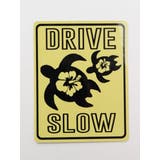 イエロー | 【Kahiko】-HAWAIIAN STICKER- DRIVE SLOW | アミナコレクション 