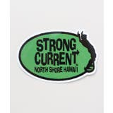 グリーン | 【Kahiko】STRONG CURRENT サーフ15cmステッカー | チャイハネ