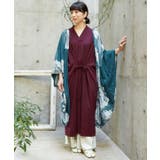 グリーン | 【カヤ】-HANA IKADA- 花筏ならいUV羽織 | アミナコレクション 