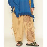 ベージュ | 【チャイハネ】スキナド変形MEN'Sワイドパンツ | アミナコレクション