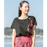 ブラック | 【Maunaloa】アロモハラトップス | チャイハネ