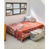 レッド | 【チャイハネ】マンダラ模様ループ付きマルチクロス270 | アミナコレクション 