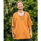 ブラウン | ソムニMEN Sドルマンスリーブトップス インナータンクトップ付き | チャイハネ