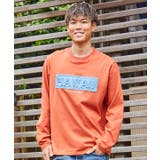 オレンジ | 【Kahiko】クオケアメンズTシャツ | チャイハネ