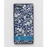 ネイビー | 【欧州航路】iPhoneSE/8/7兼用 ガラス製スマホケース ブルーム | アミナコレクション