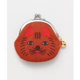 ブラウン | 【カヤ】福猫 ミニがま口 | チャイハネ