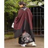 レッド | 【カヤ】しずくあわせショール | チャイハネ