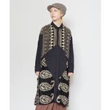 ブラック | 【チャイハネ】タビーテMEN'Sロングシャツ | アミナコレクション