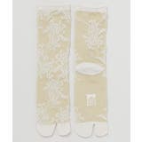 キナリ | 【カヤ】フロート編み菊 足袋型靴下（23-25cm） | アミナコレクション 