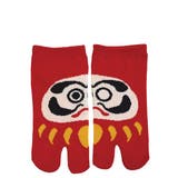 レッド | 【カヤ】達磨 足袋型くつ下23~25cm | チャイハネ