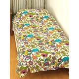 ホワイト | 【チャイハネ】アースリーベッドカバー シングルサイズ | アミナコレクション