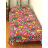 ピンク | 【チャイハネ】アースリーベッドカバー シングルサイズ | アミナコレクション