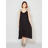 ブラック | 【チャイハネ】yul ソレイユキャミワンピース | アミナコレクション