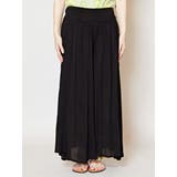 ブラック | 【チャイハネ】yul レーヨンクレープワイドパンツ | アミナコレクション