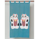 WHITE MANEKINEKO | 【カヤ】日本の民芸暖簾 | チャイハネ
