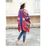 ピンク系その他 | 【チャイハネ】エスニック柄スマートカーディガン | アミナコレクション