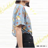 リラックマ プリントTシャツ 半袖 | CharaBasket | 詳細画像1