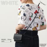 スヌーピー Tシャツ アルファベット 半袖 春夏 PEANUTS | CharaBasket | 詳細画像2 