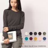 オーガニック コットン Tシャツ カットソー レディース 長袖  綿100% | CharaBasket | 詳細画像1 