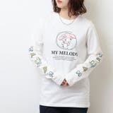 マイメロディ ロンT 長袖 Tシャツ サンリオキャラクターズ プリント 春 秋 | CharaBasket | 詳細画像2 