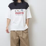 スヌーピー Tシャツ ドロップショルダー | CharaBasket | 詳細画像3