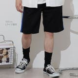 ジャージ ライン ハーフ パンツ ボトムス 部屋着 ルームウェア トレーニング | CharaBasket | 詳細画像3 