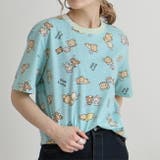 リラックマ 総柄 半袖Tシャツ | CharaBasket | 詳細画像1 