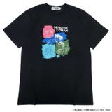 名探偵コナン コナン 映画 ペイント柄 プリント 天竺 半袖 Tシャツ 春夏 | CharaBasket | 詳細画像4 