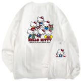 ハローキティ サガラ刺繍 裏起毛ビッグシルエット | CharaBasket | 詳細画像1 