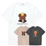 くまのがっこう サガラ刺 天竺 半袖 Tシャツ カットソー 春夏 絵本 | CharaBasket | 詳細画像2 