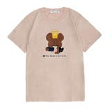 くまのがっこう サガラ刺 天竺 半袖 Tシャツ カットソー 春夏 絵本 | CharaBasket | 詳細画像4 