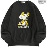 スヌーピー ウッドストック 裏起毛トレーナー | CharaBasket | 詳細画像3 