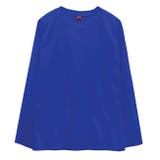 ブルー | 子供 Tシャツ 無地 長袖 子供服 カラー | CharaBasket【KIDS】