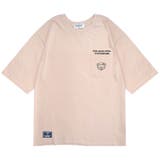 リラックマアウトドア 刺繍ポケット付オーバーサイズTシャツ 半袖 | CharaBasket | 詳細画像6 