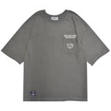 リラックマアウトドア 刺繍ポケット付オーバーサイズTシャツ 半袖 | CharaBasket | 詳細画像7 