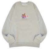 くまのがっこう トレーナー 裏起毛 長袖 レディース ジャッキー プリント | CharaBasket | 詳細画像3 