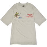 Tシャツ ビックシルエット 半袖 和柄 発泡 プリント トップス 和風 | CharaBasket | 詳細画像9 